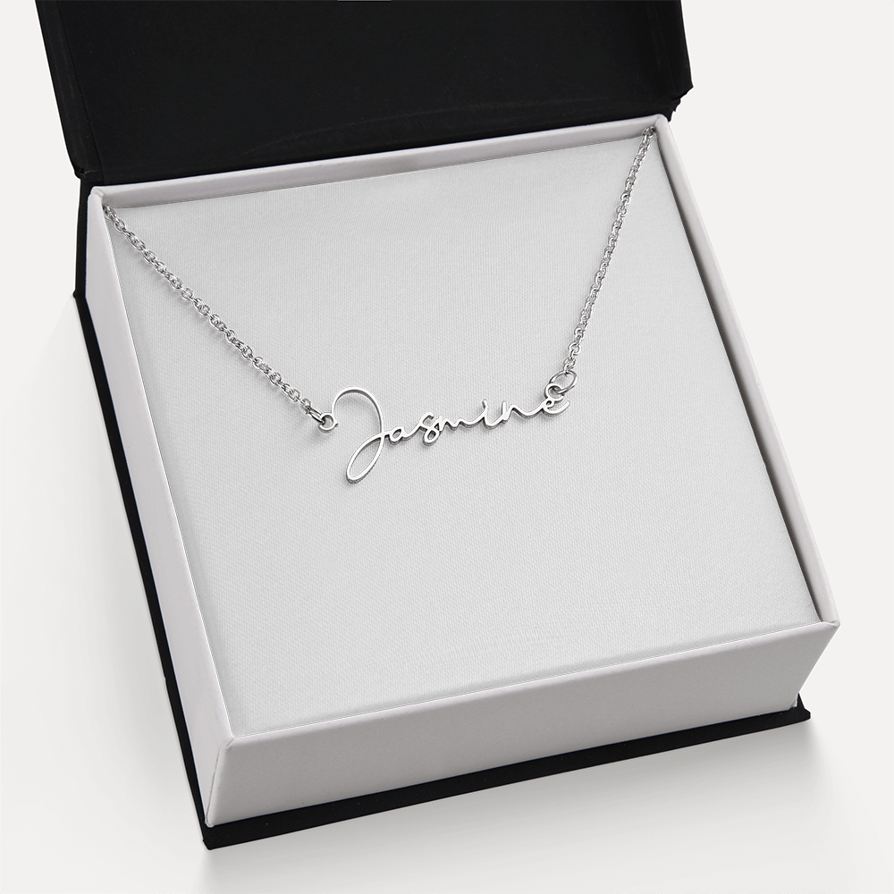 Signature style name necklace