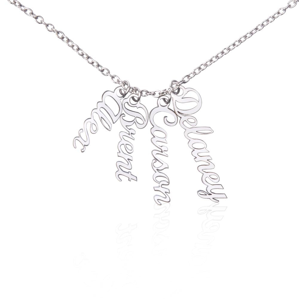 Multiple name necklace