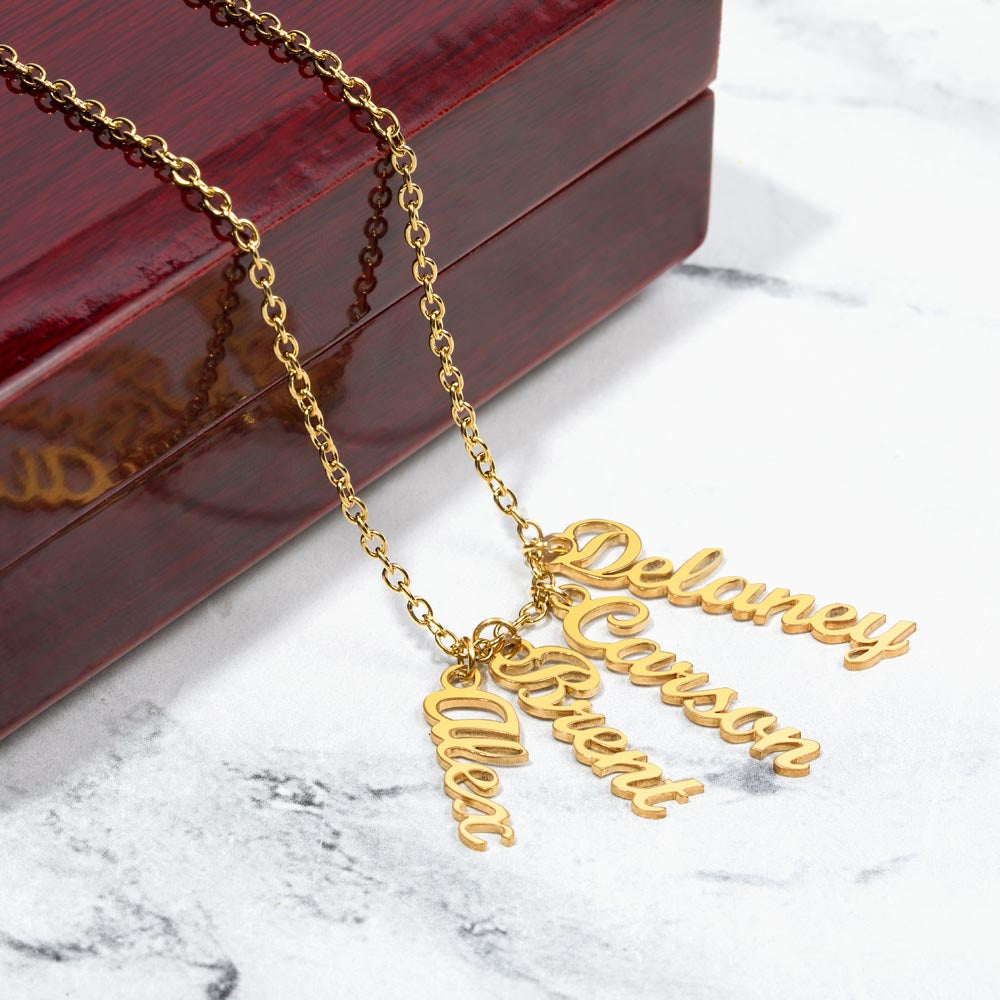Multiple name necklace